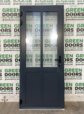HALF PANEL BACK DOOR ALUMINIUM ANTHRACITE GREY METAL EXTERIOR EXTERNAL NEW ALU