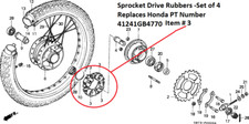 Honda C90 90 Cush / Sprocket