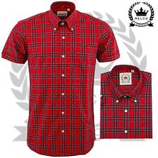 Relco Mens Check Shirt Red