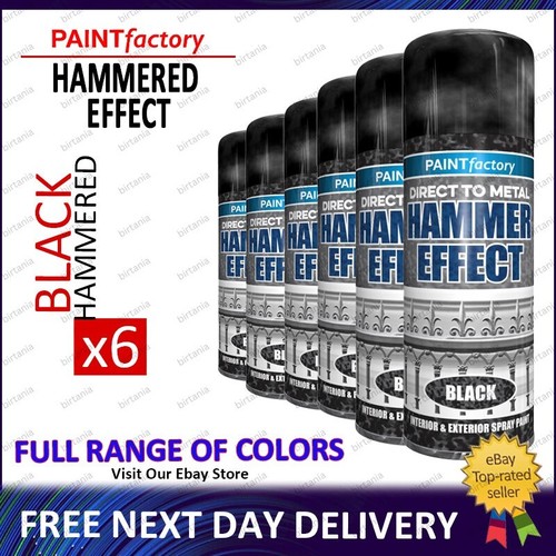 Black hammer effect spray - 6x,