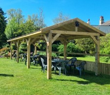 9m x 3m Timber Garden Gazebo