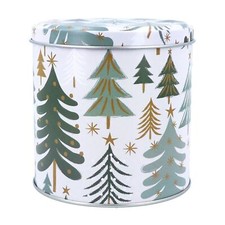 Green Trees Christmas Tin |