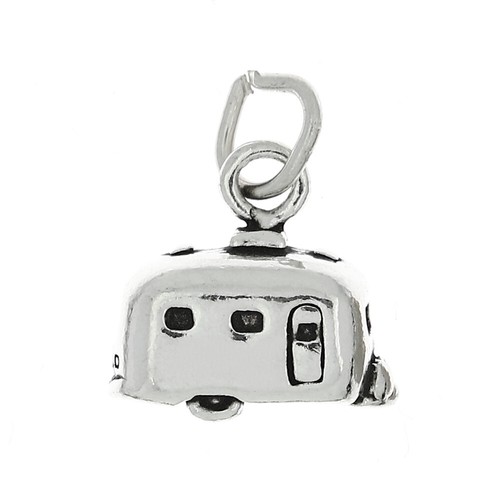 Sterling silver small rv - small, 3d