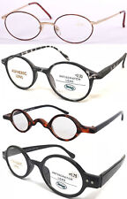 Reading Glasses +0.00~+4.00 Men' Women' Retro Vintage Style Round Frame Designed