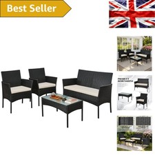 4 Piece Rattan Garden