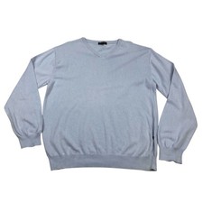 ZENGA Blue V Neck Jumper XL