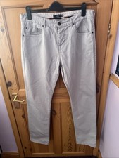 JEFF BANKS LIGHT GREY JEANS SIZE W36LONG L34