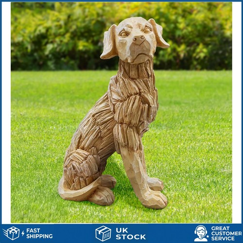 Rustic labrador dog garden - labrador,