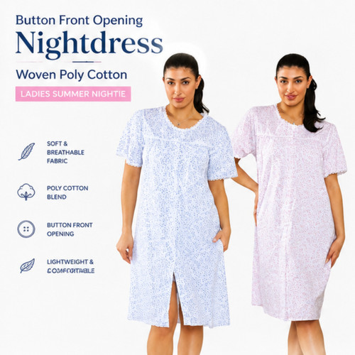 Ladies womens woven cotton - womens,