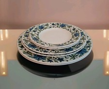 Vintage Retro Midwinter Floral Spanish Garden Dinnerware Dinner Plates Set Of 6