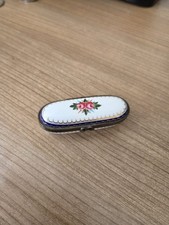 Vtg Porcelain Hand-Painted