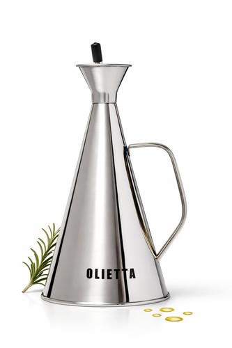 Olive oil dispenser bottle - olive,