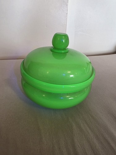 Vtg antique uranium glass - vtg,