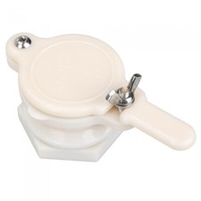 2 Pcs White Beekeeping Supplies Honey Gate Extractor Valve for Bucket