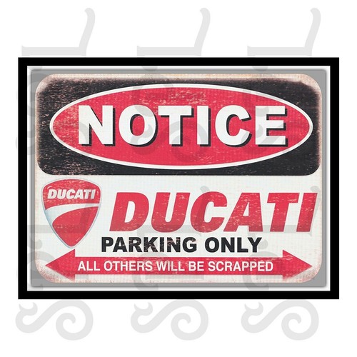Notice ducati retro vintage - notice,