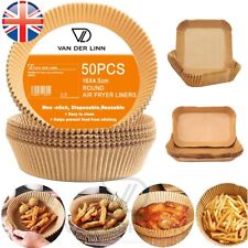Van Der Linn Disposable Air Fryer Paper Liners Non Stick Parchment Ninja 4 Sizes
