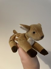Whisper TY beanie baby deer retired