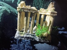 Fish Tank Ornament Roman Pillars with Oxygen Bubbler. Aquarium Decoration