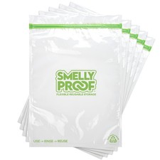 Smelly Proof Reusable Freezer Bags for Food Storage MADE IN USA, Easy Clean, ...