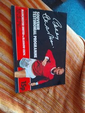 Match Programme Bobby Charlton