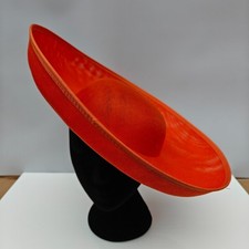 orange large wide brim DIY