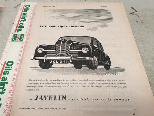 1945 jowett javelin original - jowett,