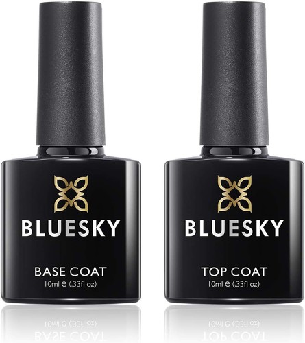 Bluesky gel polish top - bluesky, and