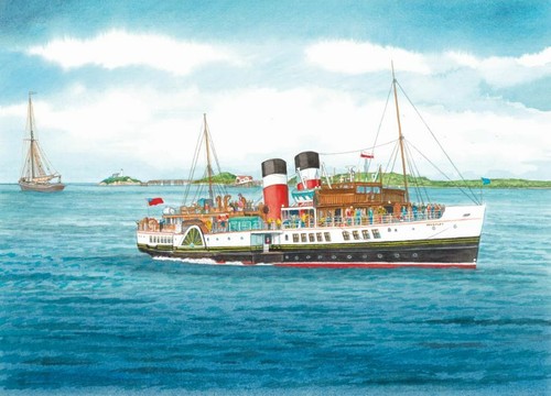 Waverly paddle steamer - paddle,