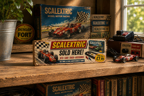 Scalextric vintage style shop
