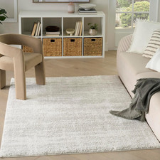 Home Modern Shag Ivory Grey