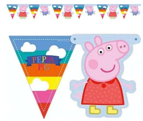 Peppa pig banner birthday - banner,