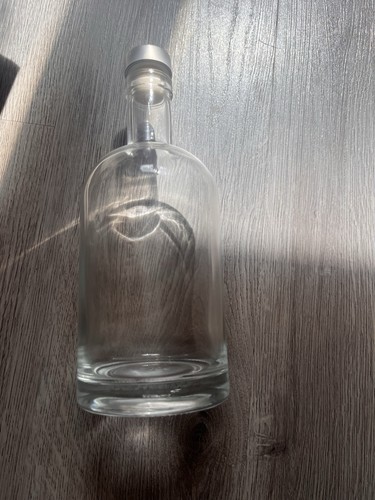 New empty glass bottle - empty,