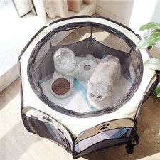 Portable Dog Crate Cat Cage Pet Soft Foldable Fabric Travel Puppy Playpen Tent