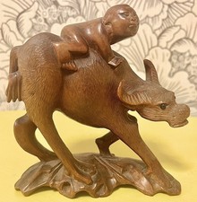 ORIENTAL HAND CARVED WOODEN