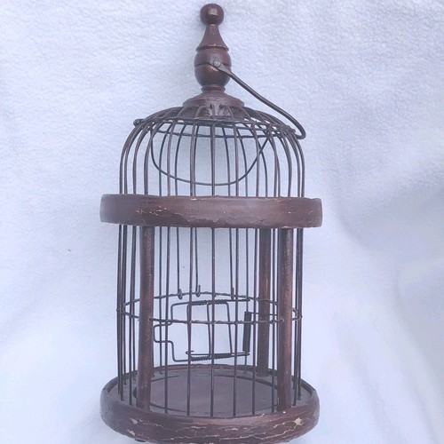 Vintage style brown metal wire - style,