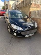 PEUGEOT 407 SW ESTATE 2.0 HDI DIESEL BLACK BREAKING ELECTRIC LEATHER
