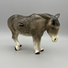 Large Vintage Coopercraft Donkey Figurine 23cm Pottery Ornament Made in England