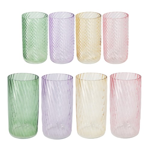 Glass flower vase - glass,