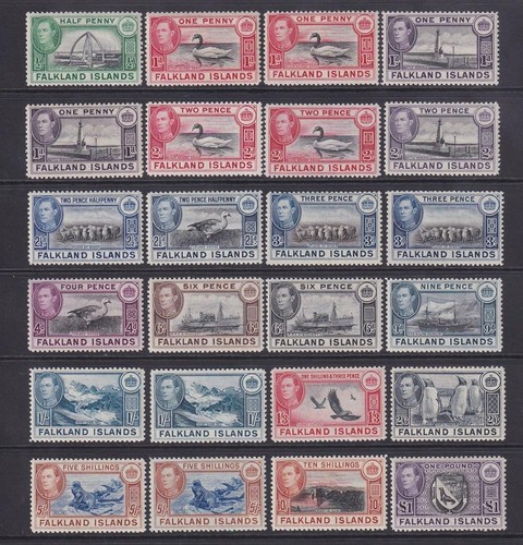 Falkland islands gv1 1938 - islands, set