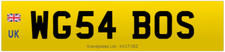 WG PRIVATE NUMBER PLATE WG54