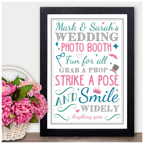 Personalised wedding photo - personalised,