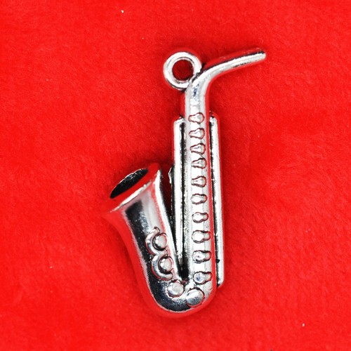 Tibetan silver saxophone - x,