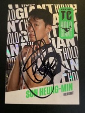 Signed Heung Min Son Tottenham Hotspur Football Match Attax Card
