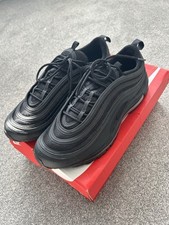 Men’s Nike Air Max 97 Tripple Black Size 10.5uk Excellent Condition 