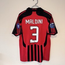 AC Milan 07/08 home football shirt Maldini 3 size M