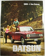 DATSUN 1/2 Ton Pick Up USA Sales Brochure 1969 #151/250M/10-68/GP