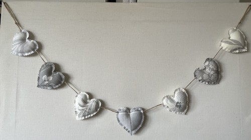 Heart garland bunting - heart, in