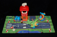 ELC Happyland Airport Playset inc Play Mat, Tower, Plane with Sounds, & Figures