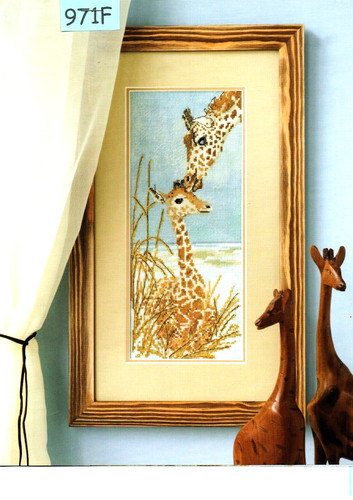 Cross stitch chart giraffe - cross,