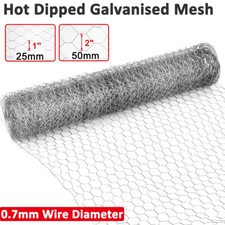 6M~50M Galvanised Chicken Wire